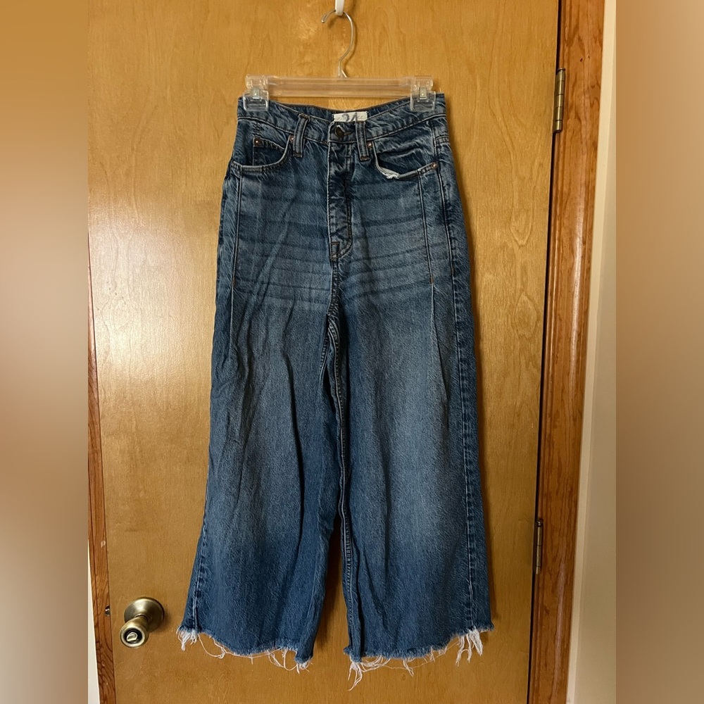 Free People wide leg jeans